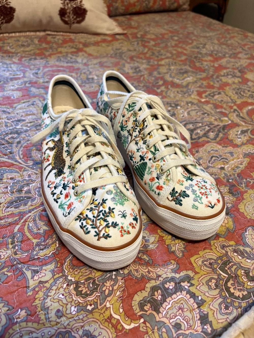 Ked’s Rifle Paper Co. Platform Sneakers